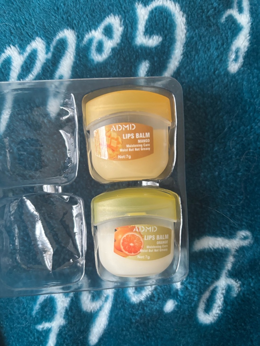 ADMD Mango & Orange  Balm Duo - Yellow/Light Yellow